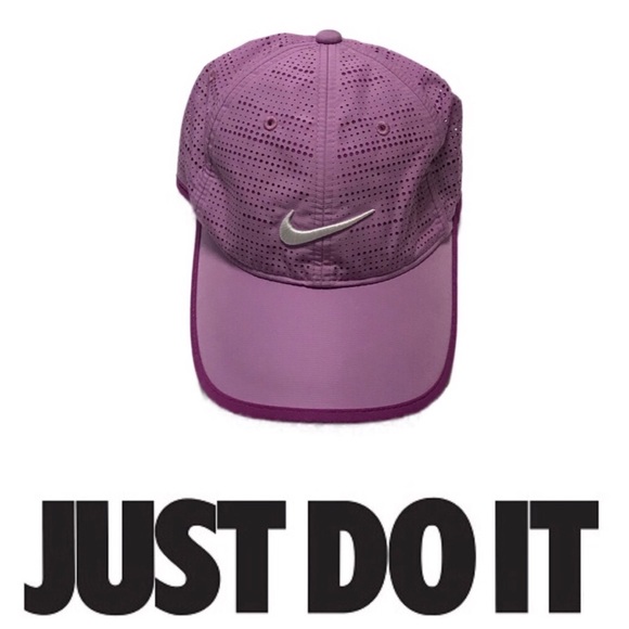 purple nike golf hat